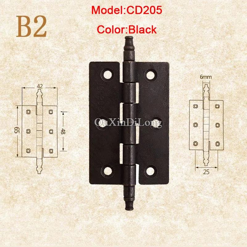 Топ Дизайн 2 шт металлические дверные стыковые петли Европейская антикварная