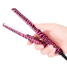 Profeshional Portative Mini Portable Electronic Tourmaline Ceramic Hair Roll Straight Dual-use Monofunctional Straightener