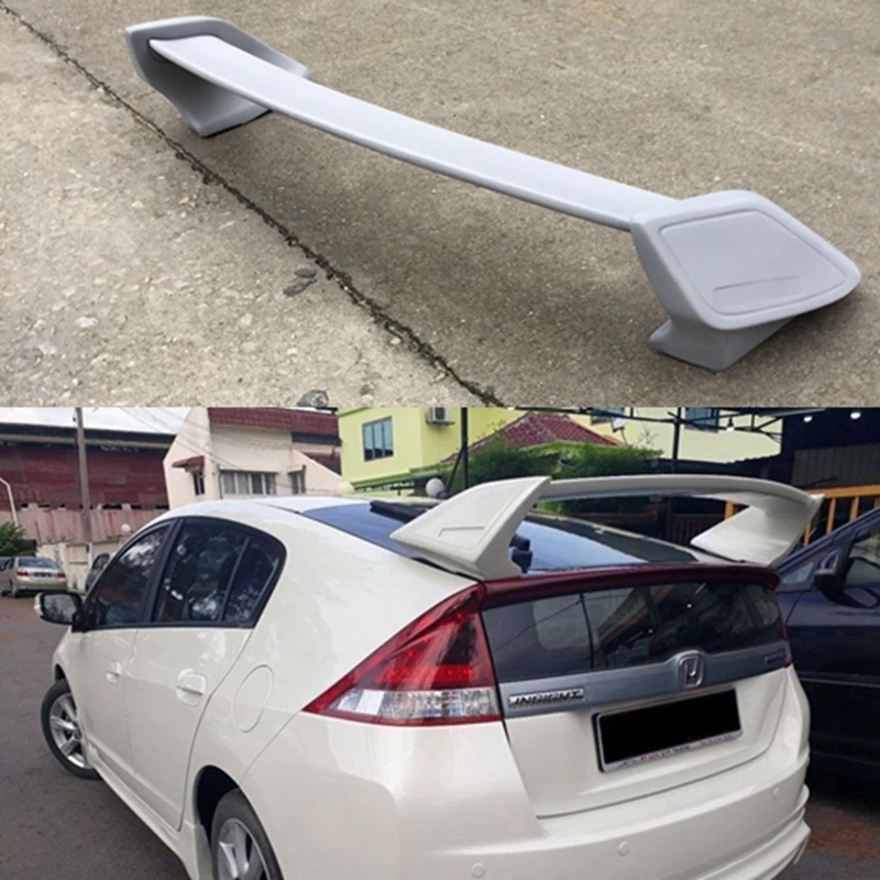 

For Honda Insig insight 2013 Spoiler Car Styling ABS Plastic Unpainted Rear Trunk Wing Boot Lip Roof Spoiler Auto Decoration