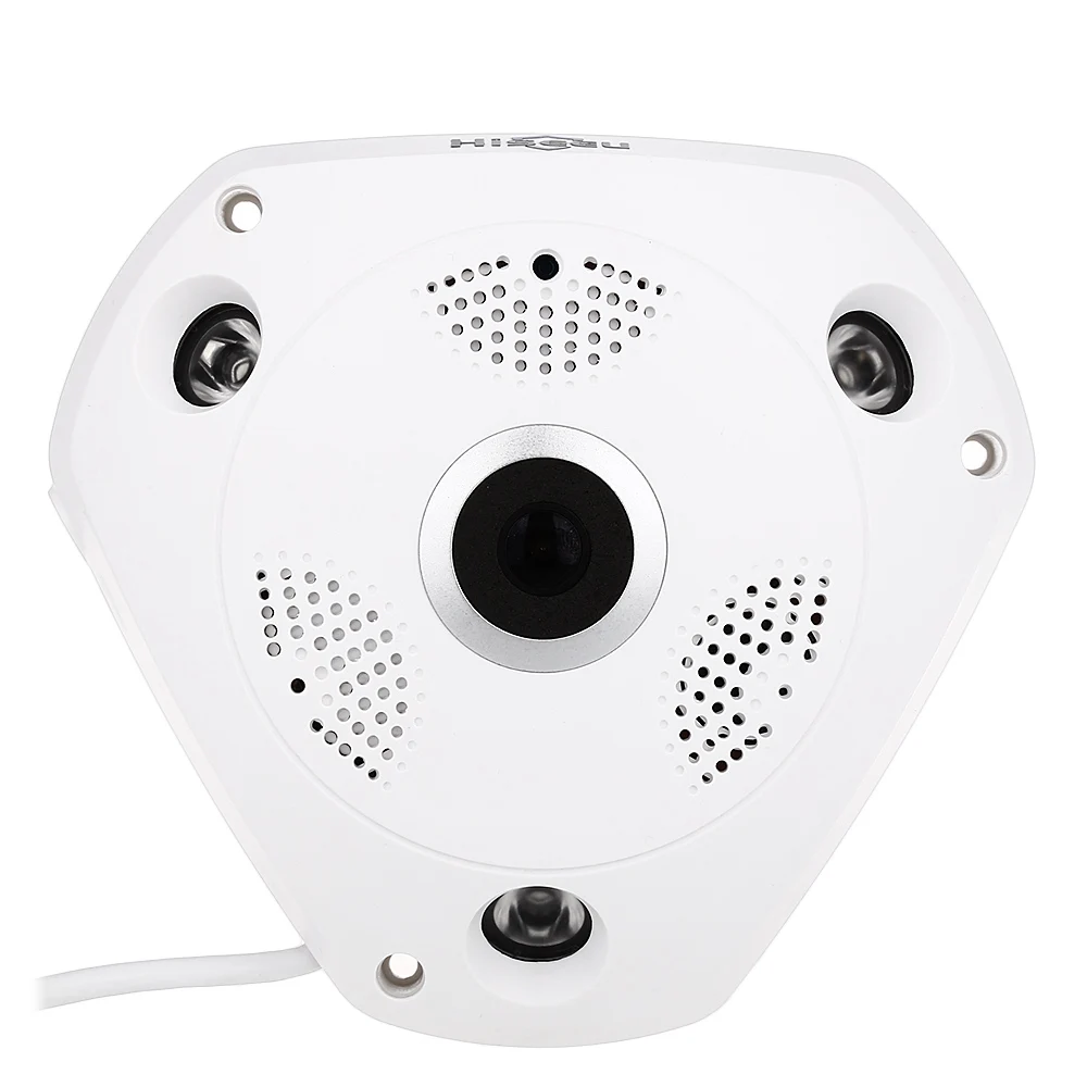 Hiseeu HSY P2 HD WiFi Night Vision E PTZ Fish Eye IP Camera 360 Degrees