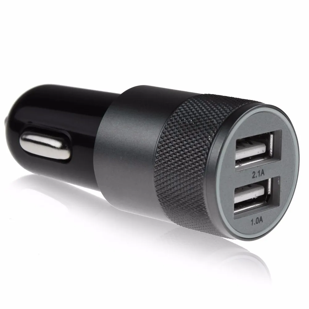 Мини двойной порт USB 12 В Универсальный автомобильный прикуриватель зарядное устройство адаптер штекер автомобильное зарядное устройство для iPad Pad Phone