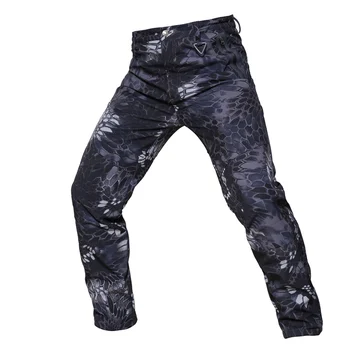 

Tactical Trousers Winter Warm Fleece Softshell Men Camouflage Outdoor Rain Climb Hunting Trekking Hiking Waterproof Pants Women