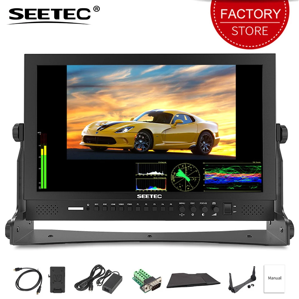 SEETEC P173-9DSW 17,3 дюймов 3g SDI HDMI широковещательный монитор Full HD 1920x1080 производственный монитор волновой формы векторскоп гистограмма