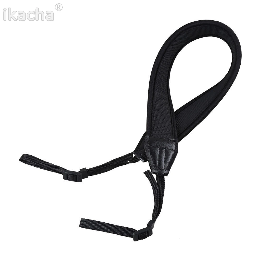 Black Adjusted Neoprene Neck Strap Belt for Canon for Nikon for Sony for Pentax DSLR Camera (3)