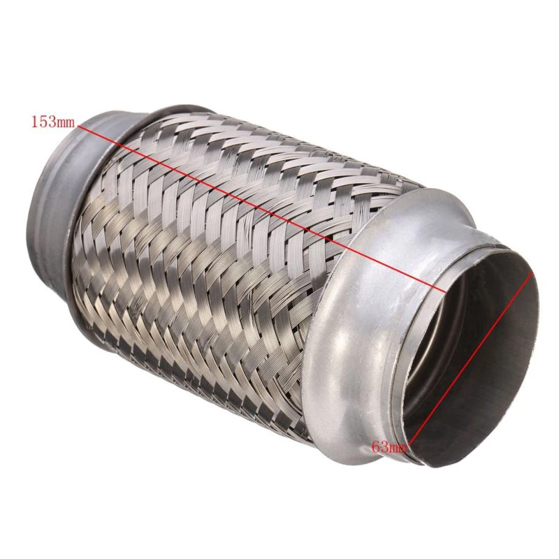 

2.5* 6 Weld Flexible Joint Tube For Muffler Car Exhaust Flex Pipe Reliable
