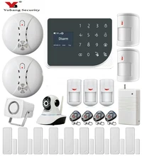 YoBang Security Wireless WIFI GSM Alarm System IP Video Camera Home Security SMS Call Application Netherland Russian English