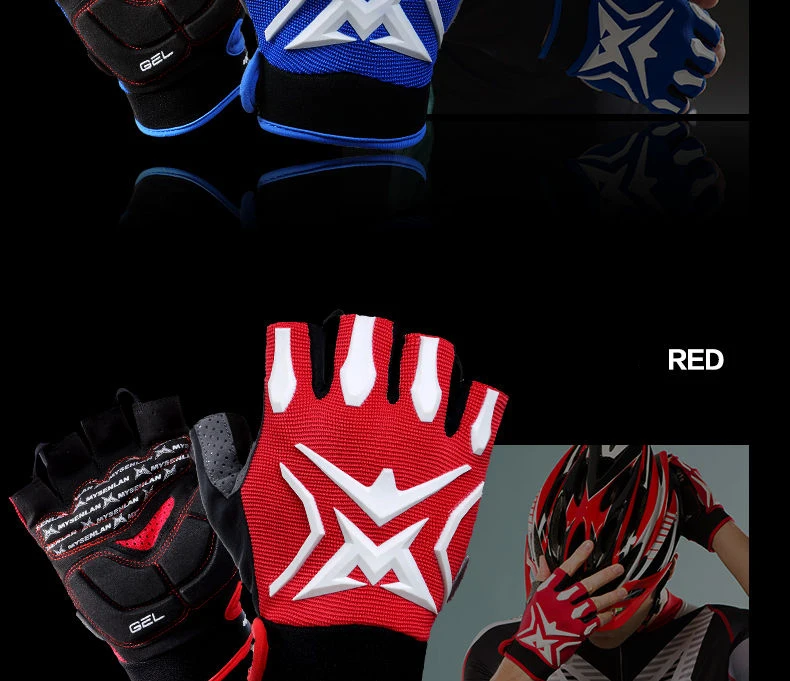 Cycling Gloves Half Finger Mens Women's Summer Breathable Sports Shockproof Bike Gloves GEL MTB Bicycle Gloves ridding gloves