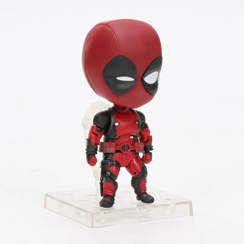 Ceny 10cm Marvel zabawki Nendoroid seria 662 śliczne Deadpool Orechan Edition pcv figurka Superhero model kolekcjonerski Doll Toy