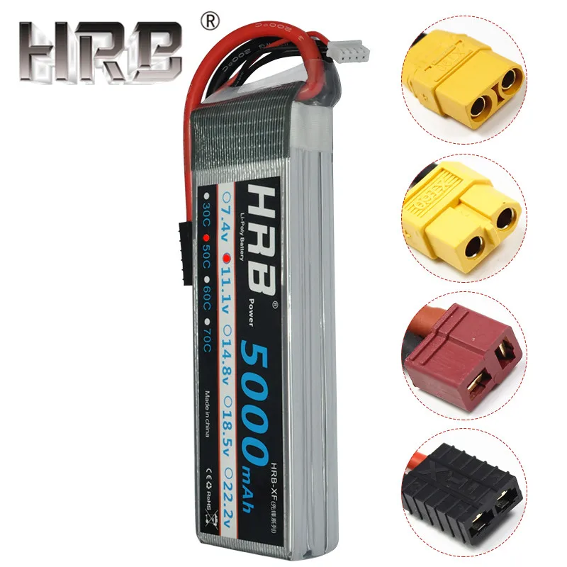 hrb 5000mah 11.1 v 50c