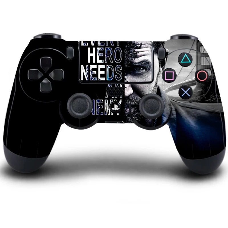 Venom полное покрытие геймпад кожи наклейки для Playstation 4 Dualshock 4 Контроллеры виниловые накладки наклейки Play Station 4 протектор