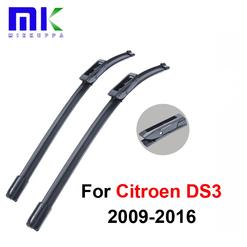 Silicone Rubber Wiper Blades For Citroen DS3 2009 2010 2011 2012 2013