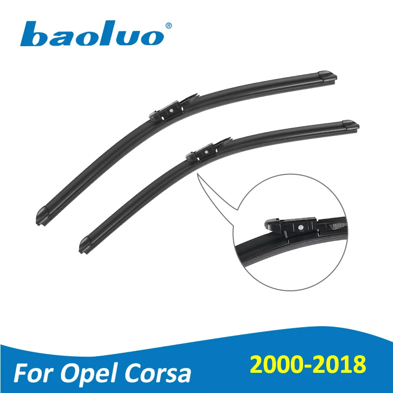 BAOLUO Wiper Blades For Opel Corsa C / Corsa D / Corsa E 2000 2018