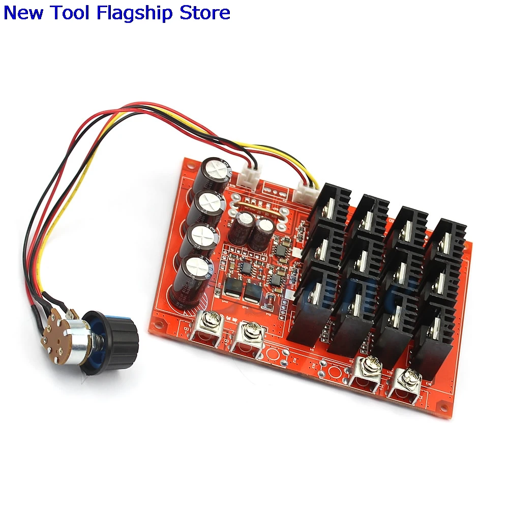 DC 10-50V 60A регулятор скорости двигателя ШИМ HHO RC контрольный Лер 3000W MAX 12V 24V 48V