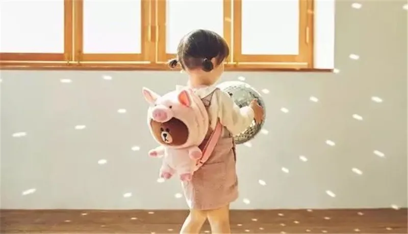 Милый плюшевый рюкзак с коричневым медведем из мультфильма, мягкая сумка, одежда с медведем, костюм свинки динозавра, игрушечный рюкзак, школьная сумка для детей
