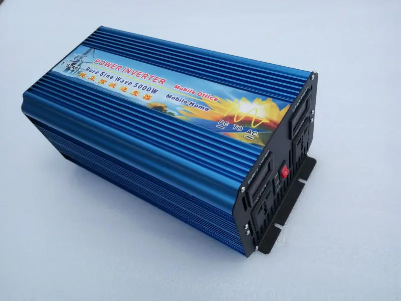 5000 W de onda senoidal pura инверсор 5000 W инвертор DC12V/24 V/12 V постоянного тока до AC230V чистая Синусоидальная волна инвертирующий усилитель 10000 Вт преобразователь пиковой мощности