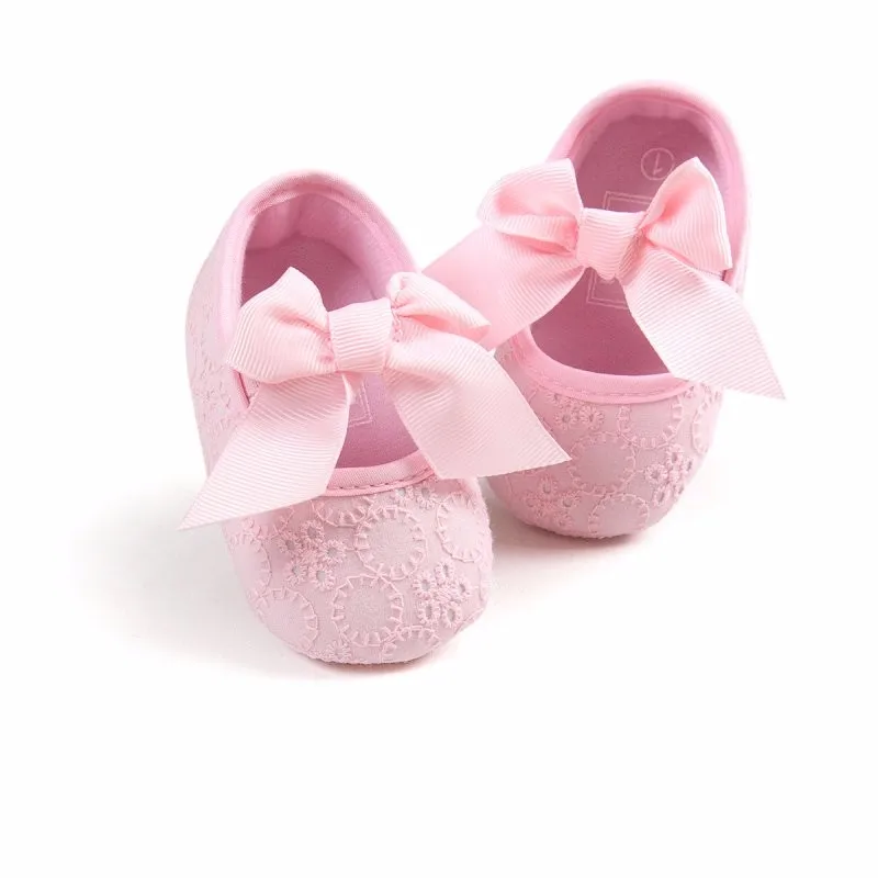 Летняя детская обувь для девочек; Модная хлопковая обувь для малышей; обувь для маленьких девочек; обувь на мягкой подошве с бантом-бабочкой