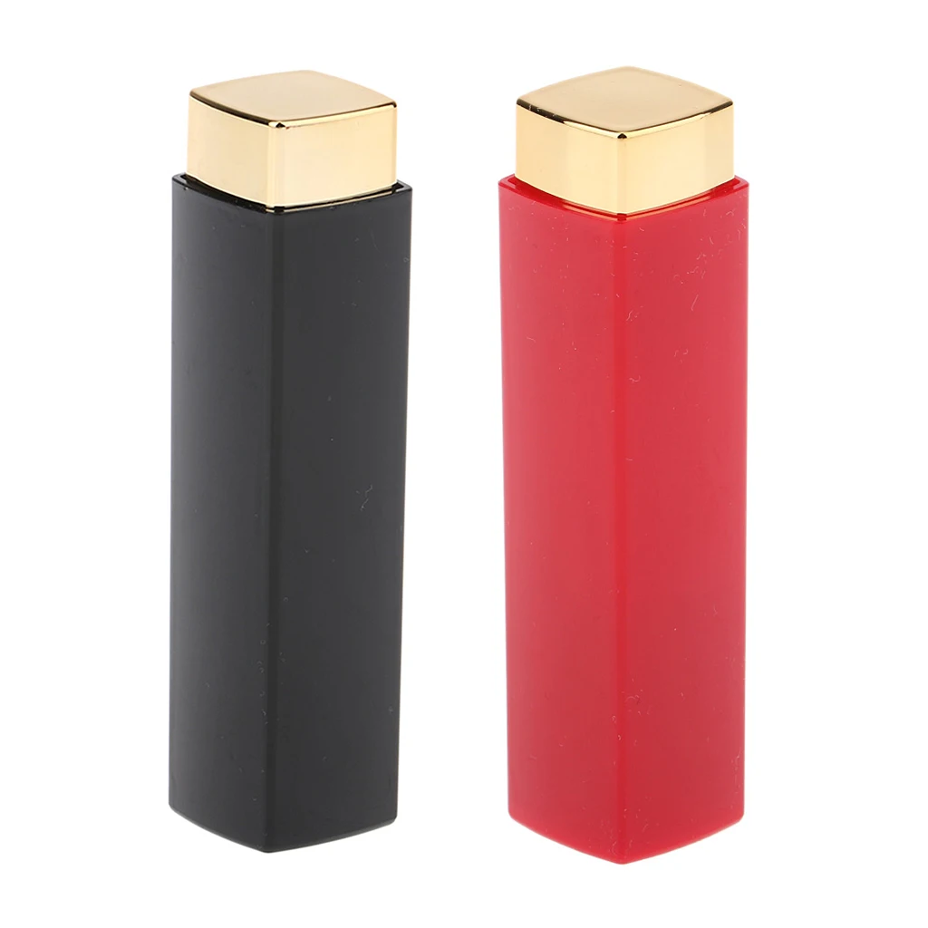 DIY Lip Balm Bottle Container, Empty Lipstick Refillable Chapstick Lipstick Pressed Tube with Cap 12.1mm Diameter