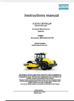

All Models Dynapac Workshop Manual 2016