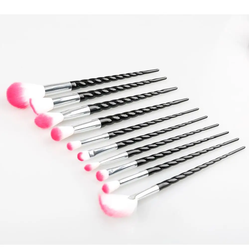 

Hot 10pcs Makeup Brushes Set Foundation Eyeshadow Base Powder Blush Blending Brushes Makeup Brush Cosmetic Tools