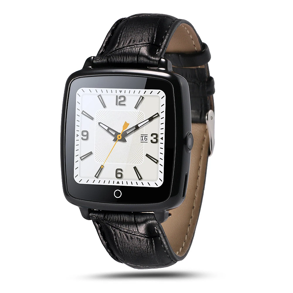  2016 Мода SmartWatch U11C Кожаный Ремешок Смарт Смотреть Поддержка Micro Sim-карты Подключение Bluetooth для Apple, Android Телефон 