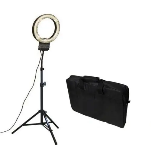 

Studio 40W 5400K Fluorescent Ring Lamp Light + 90cm Stand + Carry Bag 100-120V