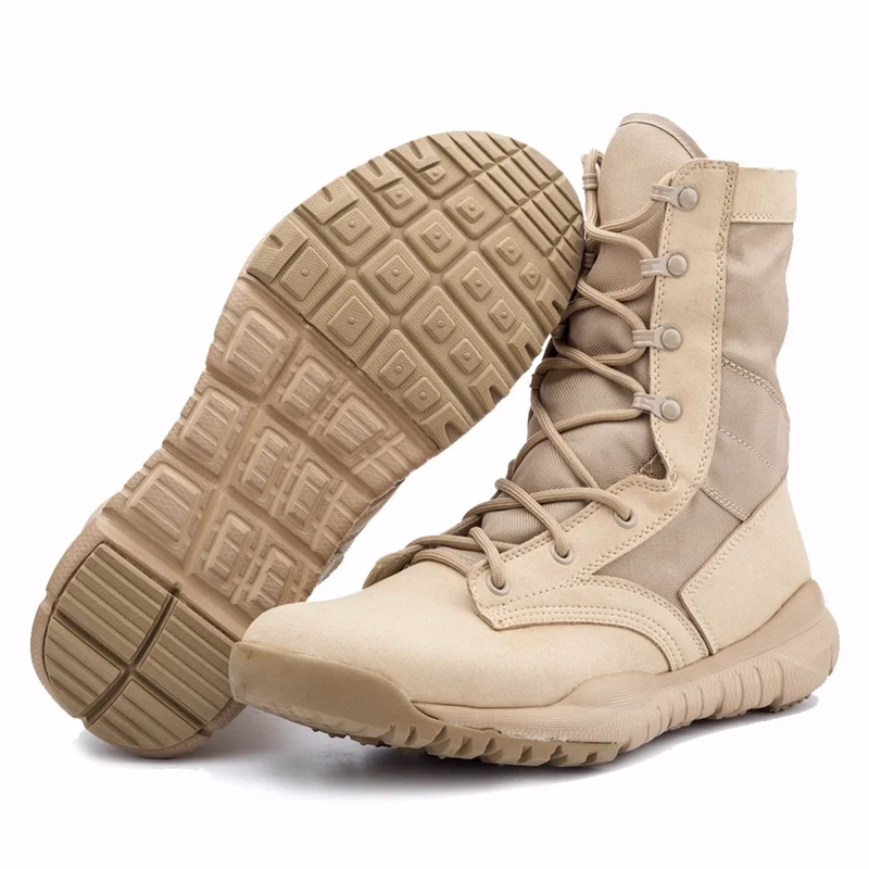 163 Suede Bottes Hommes Armée Imperméables Force De Spéciale Tactique Militaire En Désert Combat sand Plein black Automne Chaussures Cheville Air Hh Noir qw41XI