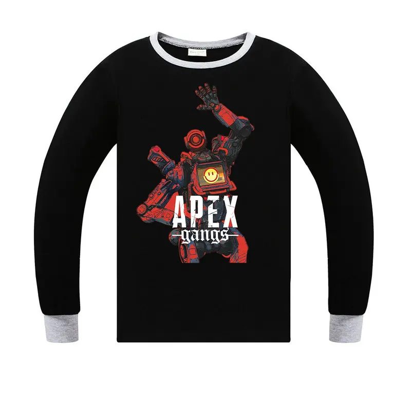 

Summer Kids Cartoon Marshmello Dj Music Long Sleeve T-shirt Apex Legends Game Cotton Boy and Girl Short Sleeve T-Shirts clothing