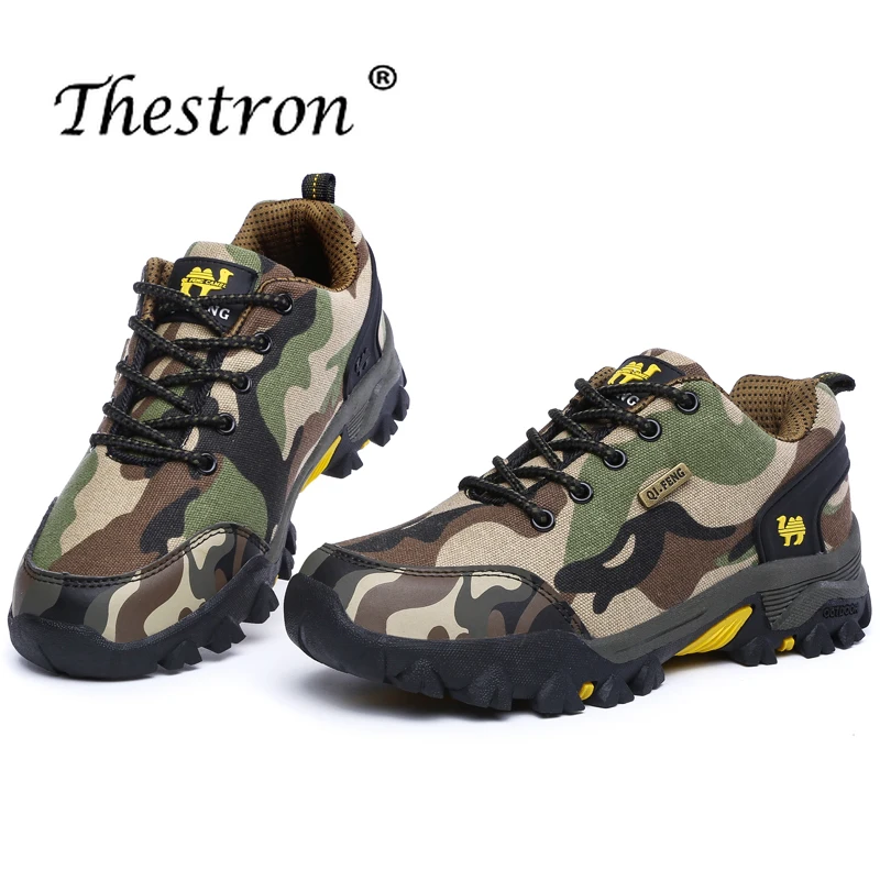 

2019 New Hiking Shoes Men Outdoor Trekking Sneakers Couples Autumn Winter Mountain Boots Men Women Camo Climbing Shoes