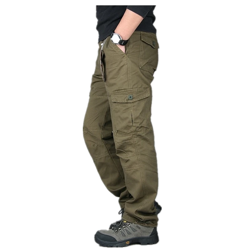 Preise ICPANS Taktische Hosen Männer Military Armee Schwarz Baumwolle ix9 Zipper Streetwear Herbst Winter Cargo Hosen Männer military stil Hosen