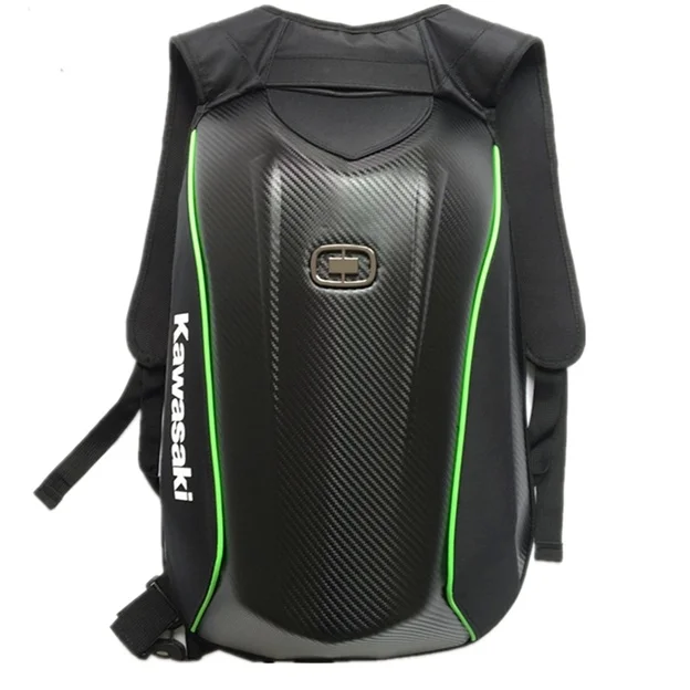 Motorcycle Riding Backpack For Yamaha Racing Team Waterproof Carbon Fiber Hard Shell Motorcycle
