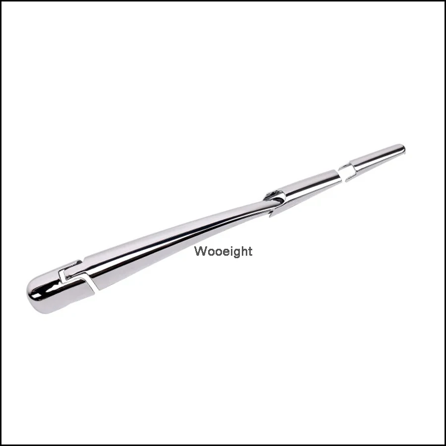 For Mitsubishi Outlander 2013 2014 2015 2016 2017 2018 Chrome Rear Window Wiper Arm Blade Cover Trim Garnish Molding (1)