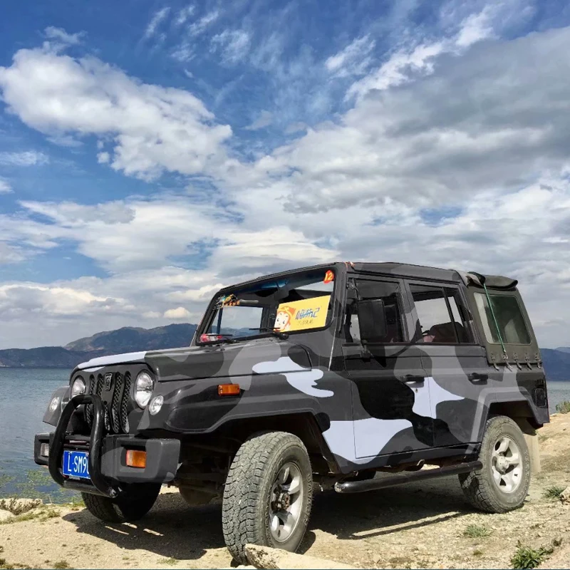 Cheap Grote Patroon Grote Zwart Grijs Camouflage Auto Wrap Folie Roll Camo Vinyl Film Voertuig Vrachtwagen Auto Wikkelen Die Air Release Cheap Grote Patroon Grote Zwart Grijs Camouflage Auto Wrap Folie Roll Camo Vinyl Film Voertuig Vrachtwagen Auto Wikkelen Die Air Release