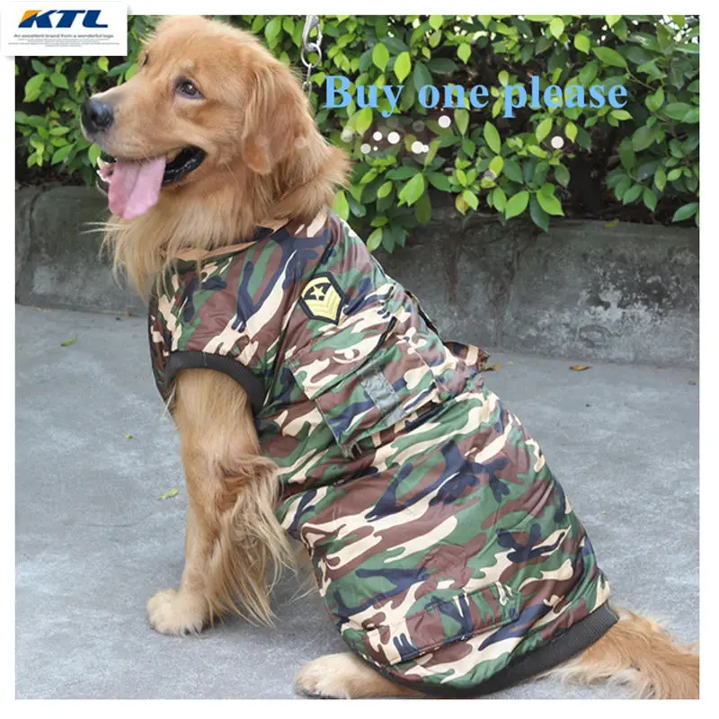 Dog Vest Huge Dog Winter Pet Golden Retriever costume Labrador apparel