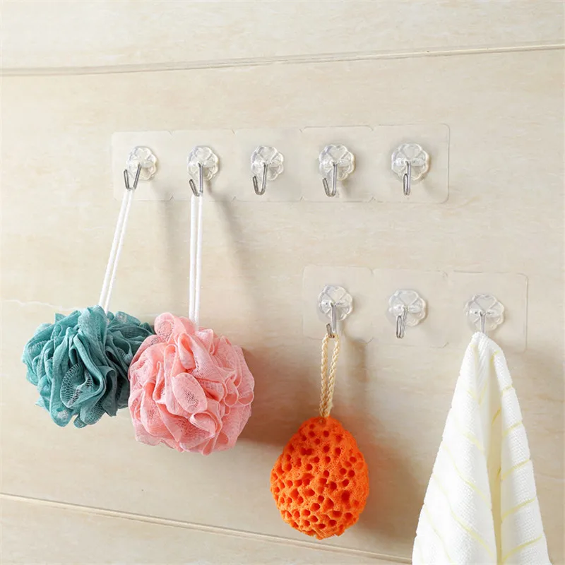 Buy Waterproof adhesive hooks for walls Seamless strong adhesive hooks