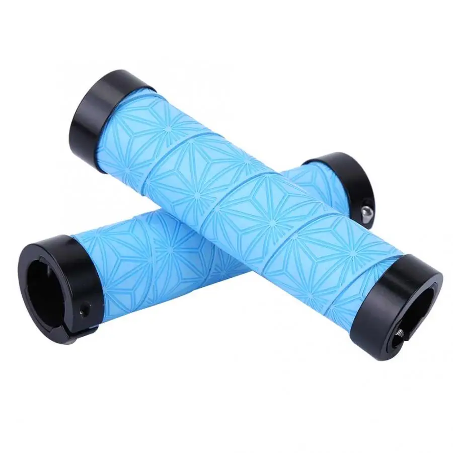 1 Pair Bicycle Grips Soft Anti-Shock Non-slip Sponge Bicycle Handle Grip Mountain Bike Handlebar Grip Bicycle Parts