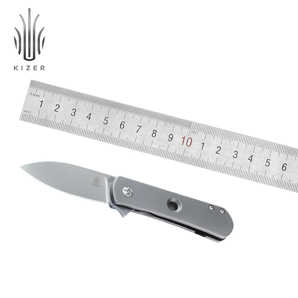 

Kizer mini knife edc knife 2019 new arrivals KI3525A1 Yorkie high quality outdoor camping hunting knife survival tools