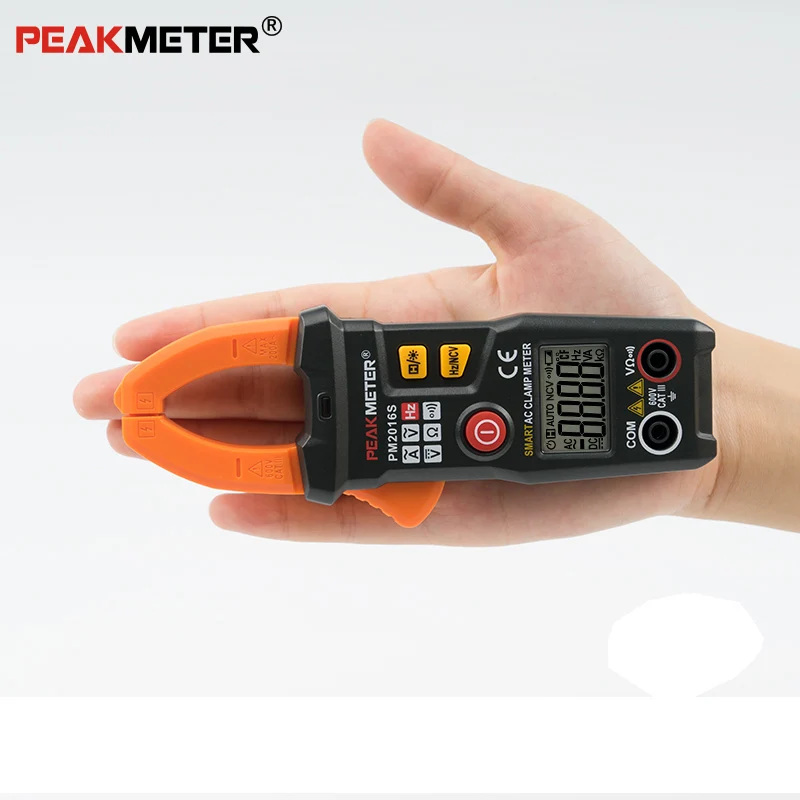 Цифровой мини мультиметр PEAKMETER PM2016S цифровой измеритель переменного тока