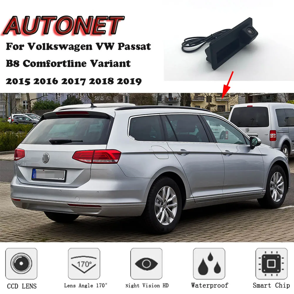 CAR Trunk Handle Camera For Volkswagen VW Passat B8 Comfortline Variant 2015 2016 2017