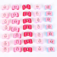 

Small Dogs Bows Hair Puppy Supplies For Pets Dog Accessories Hair Clips Yorkshire Grooming Table Bows honden strikjes