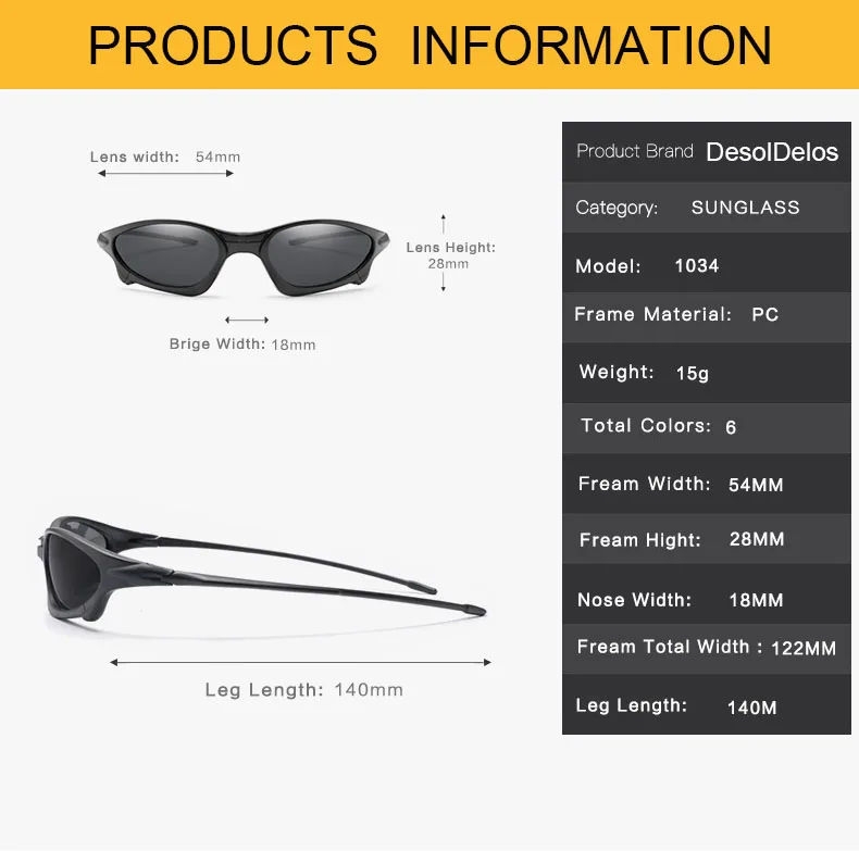 2019 Brand Design Anti-Glare Polarized Sunglasses Men's Driving Sun glasses For Men HD Lens Male Goggles Gafas de sol G106 2019 Brand Design Anti-Glare Polarized Sunglasses Men's Driving Sun glasses For Men HD Lens Male Goggles Gafas de sol G106