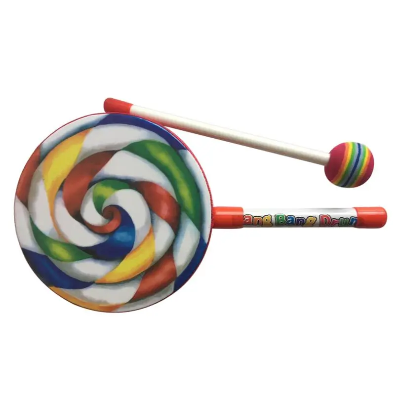 

Kids Percussion Lollipop Drum, 6inch