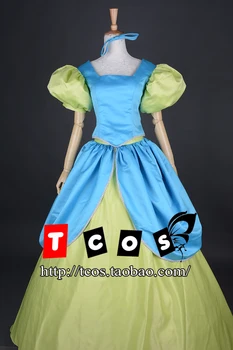 

Free shipping Cinderella sister Costume dress Custom For Adults/women Princess Dress Cosplay Costume with free petticoat
