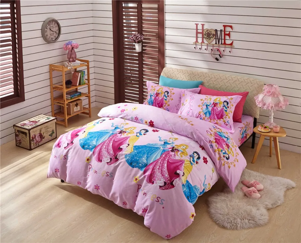 الوردي الأميرة المطبوعة المعزي طقم سرير التوأم كامل الملكة حجم السرير لحاف أغطية لحاف القطن النسيج بنات ديكور غرفة نوم 4-6 قطعة الوردي الأميرة المطبوعة المعزي طقم سرير التوأم كامل الملكة حجم السرير لحاف أغطية لحاف القطن النسيج بنات ديكور غرفة نوم 4-6 قطعة