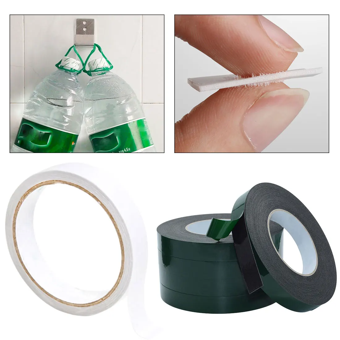 

10M Super Strong Double Faced Adhesive Tape Foam Double Sided Tape for Mounting Fixing Pad Sticky