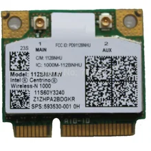 SSEA Новая беспроводная карта для hp для Intel mediino wireless-N 1000 112BNHMW 300 Мбит/с 802.11b/g/n Mini PCI-E SPS: 593530-001