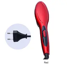 Лучшая, цифровой электрический выпрямитель для волос, расческа, расческа для распутывания, выпрямители, щетка для волос, европейская вилка