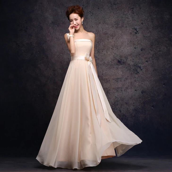 champagne colored semi formal dresses