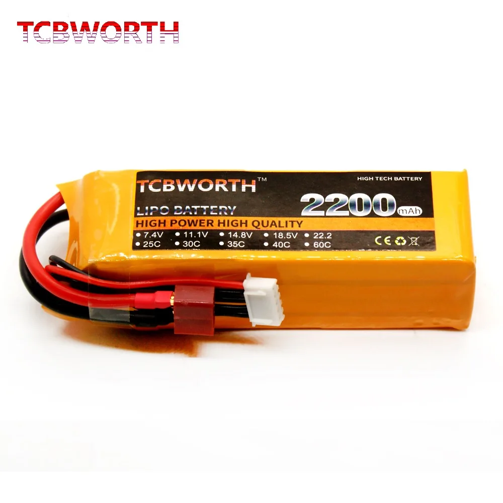 RC Lipo font b Battery b font 4S 14 8V 2200mAh 25C For RC Airplane CAR