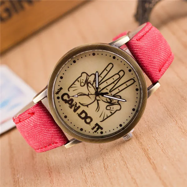 Роскошные брендовые Кварцевые часы Женские часы женские кожаные модные наручные часы 9 цветов Montre Femme Relogio Feminino - Цвет: red