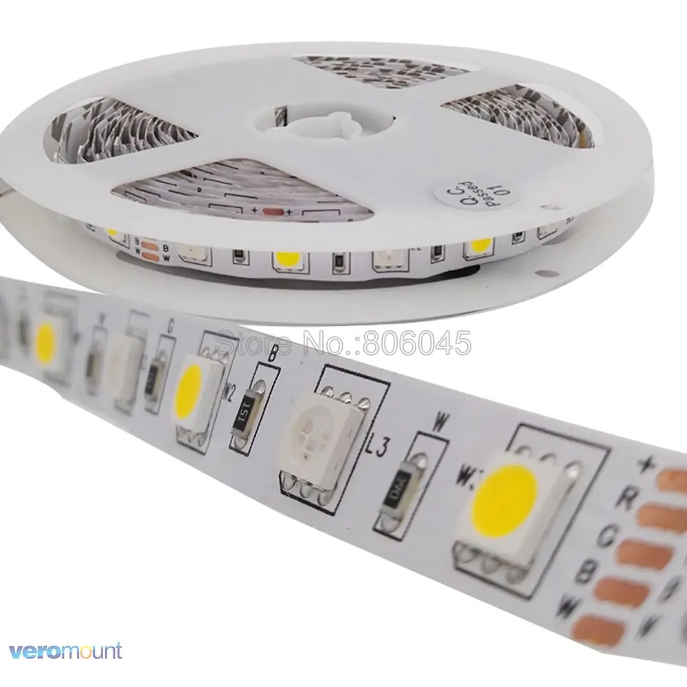 #Best 5M 60led m 300LED 12V 5050 RGBW LED Strip IP20 IP65 IP67 Waterproof RGB+White(RGBW) RGB+Warm White(RGBWW) Flexible LED Stripe